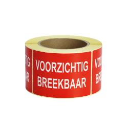 Waarschuwingsetiketten “Voorzichtig breekbaar”